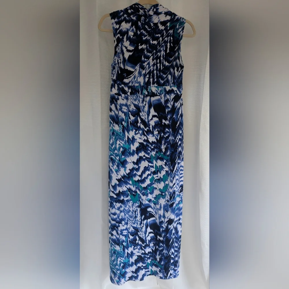 Chico's Blue and White Patterned Dress - Picture 11 of 15